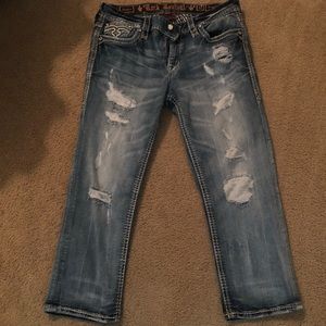 ROCK REVIVAL HETTIE STRETCH CROPPED JEAN